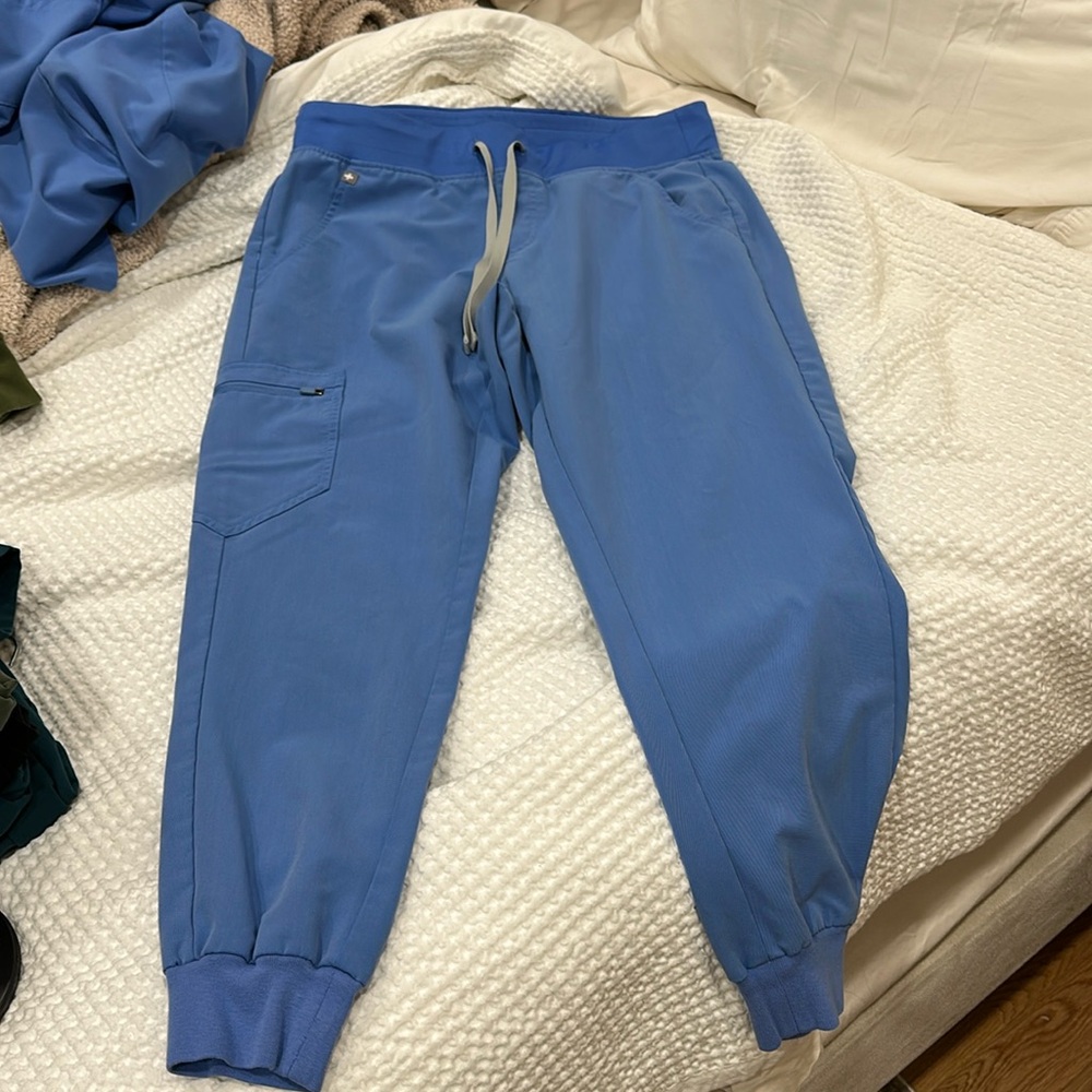 Blue figs scrub pants jogger